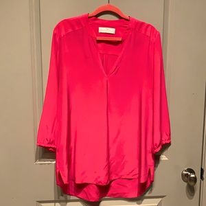 💖💖 AMANDA UPRICHARD Pink Silk Tunic 💖💖